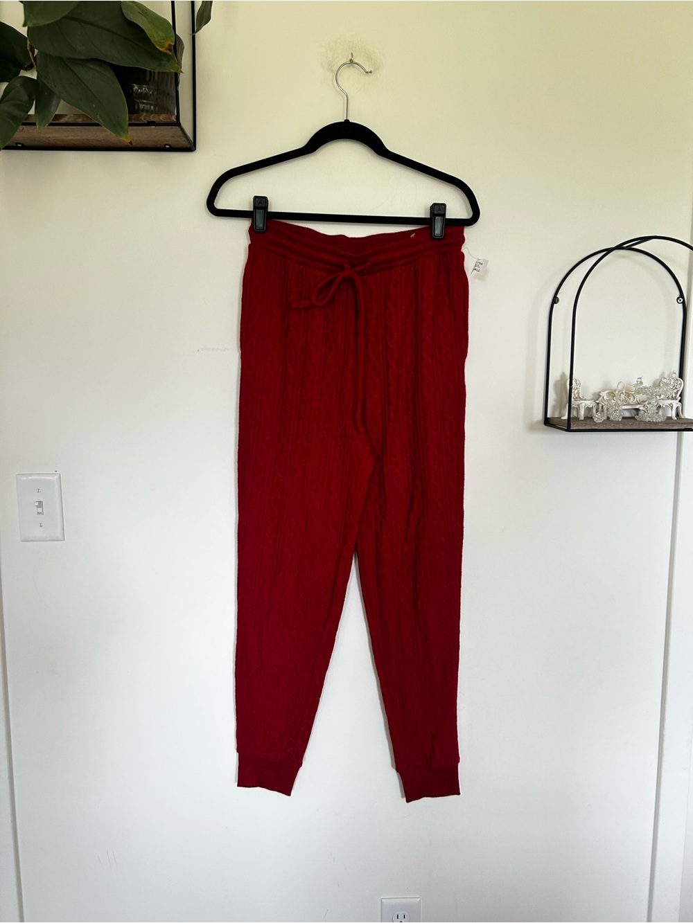 NWOT State of Day Red Pajama Pants Size Small